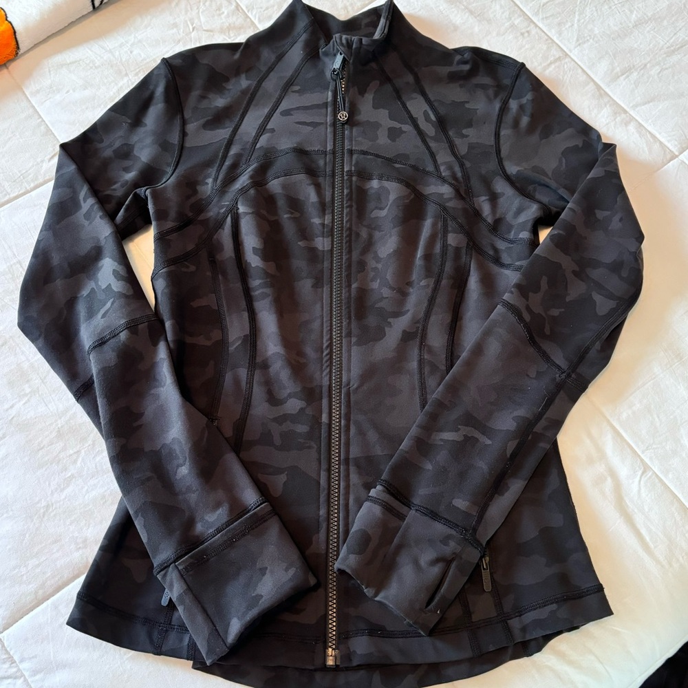 lululemon black camo define jacket